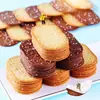 Galletas Crujientes de Leche de Coco al por Mayor en Cantidad, Galletas Finas Azucaradas para el Desayuno, Snacks, Comida Casual, Empaquetadas Individualmente