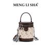Bolsa Feminina Modelo Novo 2026, Bolsa de Ombro Transversal, Bolsa de Mão Estampada de Nicho para o Verão de Alta Qualidade, Bolsa Saco