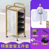 Carrito de Herramientas de Peluquería Carrito de Herramientas para Salón Carrito de Belleza Carro de Mano Carrito de Cinco Niveles para Barbería