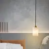 Lámpara de araña de restaurante minimalista nórdica de diseñador arte Bauhaus personalizada para pasillo dormitorio mesita de noche sin aleación