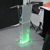 Podio de Acrílico para Discursos, Mesa de Conferencias Transparente, Podio para Anfitrión de Conferencias, Podio de Colores con Iluminación LED, Suministro Directo Transfronterizo