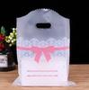 Bolsa de regalo impresa estilo ins, empaque de joyería exquisito, fresca y linda, bolsa de regalo gruesa portátil para tienda de ropa