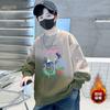 Sudadera para Niños de Manga Larga Otoño Nueva Elegante Niños Grandes Primavera y Otoño Estampado de Letras Fresca y Atractiva Top para Niños de Primavera y Otoño