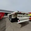 Exportação de Semirreboque Plataforma de 3 Eixos 60 Toneladas para Maquinário de Engenharia Grande e Reboque Plataforma Baixa de Carga Pesada para Cinco Países da Ásia Central