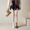 Botas Martin de Suela Gruesa para Mujer, Nuevo Estilo Otoño e Invierno, Botines Chelsea para Mujer con Forro de Felpa, Botas Británicas para Mujer, Botas Versátiles que Aumentan la Altura