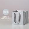 Bolsa de Papel Kraft Marrón para Empaque Bolsa de Mano para Florería Logotipo Personalizado Bolsa de Regalo Cuadrada Bolsa para Empaque de Regalo de Navidad de Alta Gama