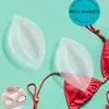 Almohadillas de silicona para senos de bikini, insertos triangulares, engrosadas para realzar el busto y hacer que los senos pequeños parezcan más grandes, específicamente para trajes de baño