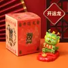 Mascote do Ano do Dragão Zodíaco Enfeites de Ano Novo Corrente Nacional Estilo Chinês Caixa de Presente de Dragão Cerimônia de Acompanhamento da Reunião Anual da Empresa