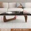 Mesa de centro de cristal para casas pequeñas, moderna minimalista, lujo ligero, mesa pequeña minimalista, mesa de centro creativa de moda para sala de estar