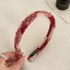 Faixa de Cabelo de Lã Vermelha Coreana para Festas para Mulheres no Outono e Inverno, Faixa de Cabelo Simples e de Alta Qualidade para Uso Diário e Acessórios de Cabelo Elegantes