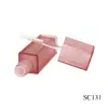 Tubo cuadrado de plástico de 6 ml para brillo de labios tubo vacío venta directa de fábrica moldeo por inyección transparente translúcido material de empaque para tubo de brillo de labios cosmético