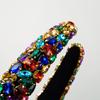Diademas Europeas y Americanas Transfronterizas para Mujer Nuevo Diademas de Industria Pesada Elementos de Carnaval Diamante Completo Esponja Ala Ancha Accesorios para el Cabello Barrocos