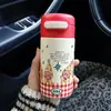 Taza Térmica de Cerámica Gente de las Estrellas Capacidad Pequeña Taza con Popote Compacta Portátil Mini Taza de Bolsillo Regalo Lindo