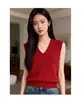 Outono e Inverno 2026 Novo Estilo Suéter de Tricô Solto Retrô Colete Feminino Estilo Coreano Peça de Roupa Externa Versátil Jaqueta de Tricô