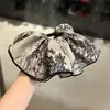 Nuevo Scrunchie Floral de Tinta Estilo Chino Versátil para Moño de Niña Goma para el Cabello Popular Cola de Caballo Cuerda Elegante para el Cabello