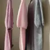 Ropa Especial Zhengqi/Camiseta de Punto Manga Corta de Lana Cepillada Sin Picazón, Sin Costuras, Cuello Redondo, Top de Manga Media para Mujer Principios de Otoño