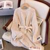Suéter suave ceroso estilo perezoso de largo medio con cintura ajustada para mujer Otoño e Invierno talla grande chica gordita Elegante holgado que cubre el vientre Adelgazante Top