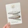 Grampo de Cabelo Colorido Estilo Ins com Bolinhas, Presilha de Metal para Mulheres, Presilha Lateral para Franja da Testa, Acessório de Cabelo Grampo Bico de Pato Doce e Descolado para Meninas