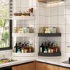 Estante de Almacenamiento de Cocina Estante para Condimentos Trípode Suministros para Condimentos Esquina Piso Esquina Almacenamiento para Artículos Varios Almacenamiento de Cocina
