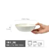 Estilo Japonés Estilo Retro Porcelana Porcelana Tazón Abierto Tazón Doméstico para Verduras Tazón Brillante para Fideos Tazón Salah Tazón para Sopa Vajilla Sencilla Tazón Grande