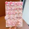 Accesorios para el cabello de Kuromi Clips para el cabello de niños Ligas para el cabello de niñas Diademas Ligas de goma Pasadores para el cabello de bebé Accesorios para el cabello de niñas pequeñas Clips en U Flequillo