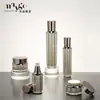 Nuevo Set poligonal estilo encaje de Botellas acrílicas, Tarros para crema 15g 30g 50g