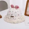 Gorro de Bebé Primavera y Otoño Niñas Cereza Pequeña Sombrero de Pescador Ajustable Otoño e Invierno Bebé Niña de Pocos Meses Princesa
