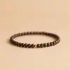 Pulsera Antigua de Sándalo Pequeña Delgada Sándalo Verde Pulsera de Pareja Femenina Nicho Versátil de Alta Gama Retro Estilo Étnico