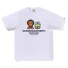 Camiseta de manga corta de la marca japonesa de moda BAPE, peso pesado de verano 240g algodón puro, camuflaje de cabeza de mono, tiburón mono, venta al por mayor transfronteriza