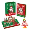 Árbol de Navidad 2025 Caja de Regalo de Cuentas Poke Pulsera de Cuentas Diversión para Perforar Agujeros Caja Ciega Navideña para Niñas Juguete de Regalo de Cumpleaños