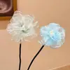 Novo Estilo Acessório de Cabelo Flor de Renda para Crianças, Perfeito para Penteados de Coque de Meninas, uma Ferramenta Super Fácil para Meninas Criarem um Coque de Fada