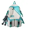 Mochila Femenina Estudiantes Universitarias Estilo Japonés Simple Mochila para Niñas Contraste de Color Marca de Moda Nicho Estudiantes de Secundaria Bolsa para Escuela Secundaria Pareja