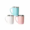 Vaso para enjuague bucal de acero inoxidable 304 para uso doméstico y de dormitorio, vaso para cepillos de dientes de doble capa engrosada para estudiantes y parejas