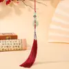 Fivela de Paz Estilo Chinês Pingente de Franja DIY Novo Estilo Chinês Broche Qipao Pingente de Bolsa Espelho Retrovisor Pequeno Pingente