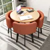 Juego Simple de Mesa y Sillas para Recepción, Mesa de Negociación, Mesa y Sillas para Recepción de Tienda de Uso Comercial, Mesa Redonda Pequeña para Oficina y Ocio
