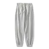 Calça Moletom Pesada Nova de Primavera para Homens, Calça de Malha Terry Color Sólida da Moda Estilo Coreano, Estilo Casal Jogger Casual Calça Esportiva Calça Longa
