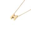 Nuevo Collar de Moda Europea y Americana Brillante para Mujer Cassia Colgante de Acero de Titanio Collar con 26 Letras Mayúsculas Inglesas