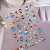 Adesivos de Unha Fofos Crayon Shin-Chan 5D Em relevo Tridimensional Sr. Montanha do Crocodilo Adesivos de Unha Infantis DIY Modelo Sl