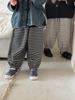 Productos Infantiles Jiaye 2025 Pantalones de Linterna Rayados Nuevos de Otoño para Niños Unisex para Bebé Sueltos Elegantes Pantalones Jogger