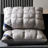 Almohada de Terciopelo Pluma Retorcida para Dormir Hilton Hotel, Soporte Cervical, Núcleo de Almohada para Protección del Cuello para Uso en Casa, No se Hunde