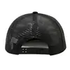 Gorra de red de verano lana verde poliéster gorra de béisbol para exteriores protección solar gorra publicitaria impresión bordado logo de grupo explosiones transfronterizas