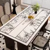 Manteles con un Toque de Lujo Ligero y de Gama Alta, Manteles para Mesa de Café Estilo Moderno Francés, Resistentes al Desgaste, Impermeables, a Prueba de Aceite, Lavables, Resistentes a Manchas, Manteles Aislantes del Calor