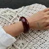 Joyería de Moda Transfronteriza Europea y Americana, Pulsera Ancha Artística Retro Exagerada con Degradado, Accesorio de Brazalete Abierto Simple Personalizado