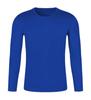 Otoño e Invierno Manga Larga Exterior Maratón Carrera de Larga Distancia Deportes Transpirable Secado Rápido Cuello Redondo Ropa de Secado Rápido Ropa de Equipo Camiseta