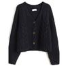 Cardigan Suéter de Tricô Estilo Preguiçoso Plus Size Coreano para Mulheres, Novo Design Primavera e Outono 2026, Caimento Solto para Roupa Externa