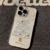 Árvore de Natal de Bolinhas é Adequada para Capa de Celular Apple 17Air Iphone16Pro Personalizada 15 Capa Macia 14 Divertida 13