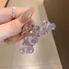 Nuevo Clip de Pelo de Garra Pequeña de Cristal de Lujo 2026 para Mujer, Sensación de Alta Gama, Clip para el Pelo para Recoger la Mitad del Cabello en la Parte Trasera de la Cabeza, Pinza Lateral para la Frente