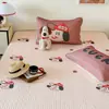 Colchoneta de látex de dibujos animados Clase A de tres piezas colchoneta de seda helada colchoneta refrescante colchoneta para aire acondicionado verano dormitorio colchoneta suave lavable a máquina