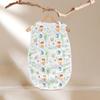 Saco de Dormir para Niños Verano Gasa de Algodón Bambú Habitación con Aire Acondicionado Chaleco sin Mangas Ligero Saco de Dormir de Piernas Separadas Edredón Antipatadas para Niños