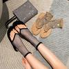 Sandalias Romanas Huecas para Mujer, Estilo Chancla, Suela Plana Suave, Nuevo Modelo de Verano 2026, Sandalias de Pedrería de Alta Gama, Para Calzar